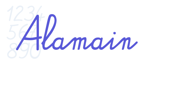 Alamain font free