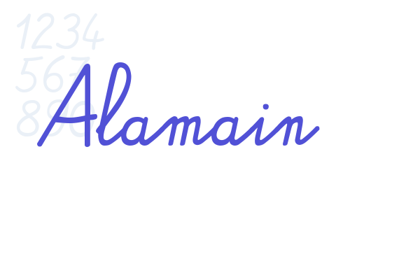 Alamain Font Download