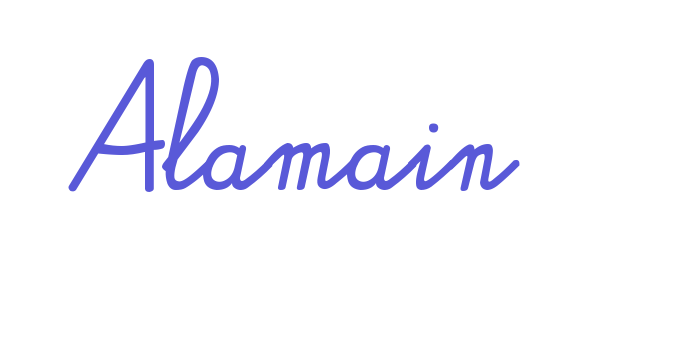 Alamain Font Download