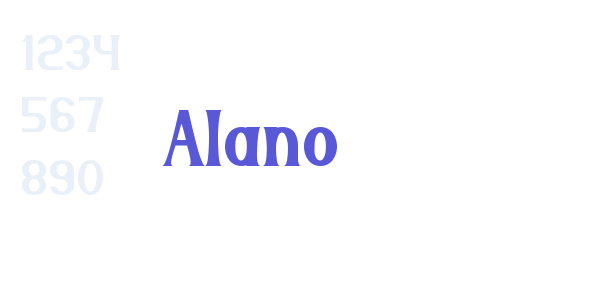 Alano font free