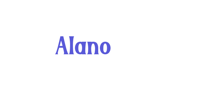 Alano Font Download