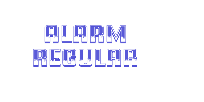 Alarm Regular Font Download