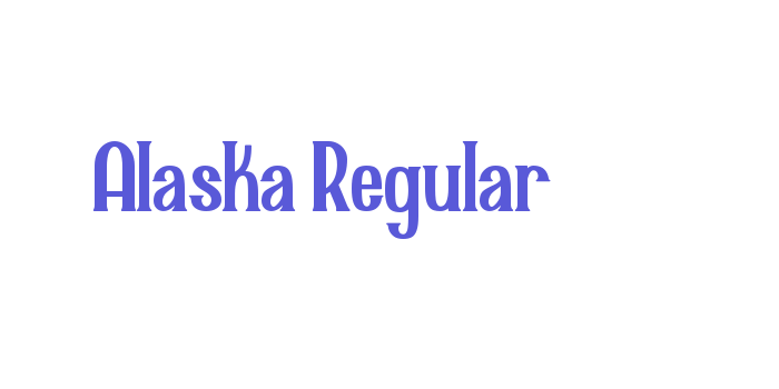 Alaska Regular Font Download