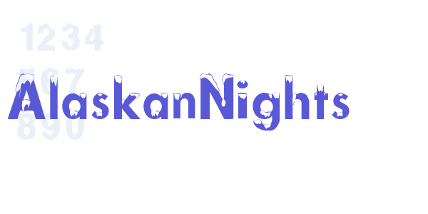 AlaskanNights font free