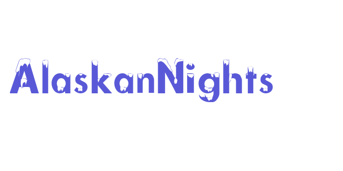 AlaskanNights Font Download