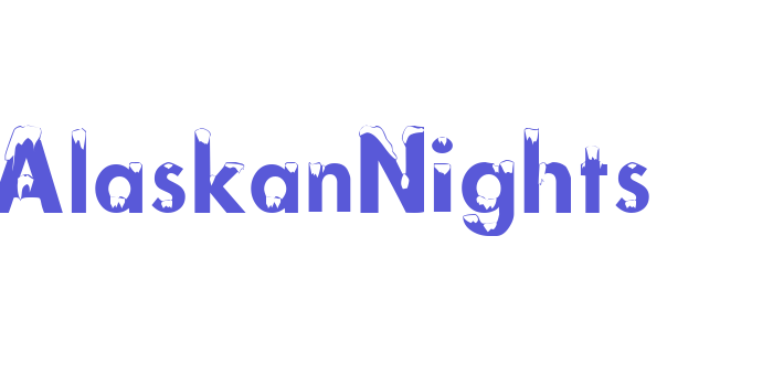 AlaskanNights Font