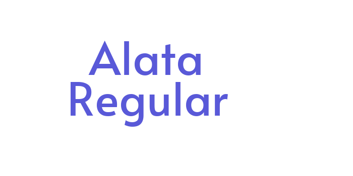 Alata Regular Font Download