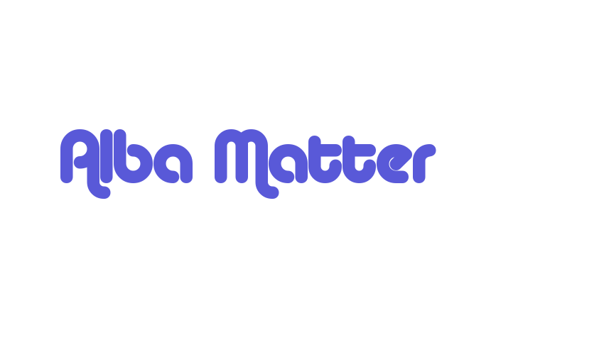 Alba Matter Font Download