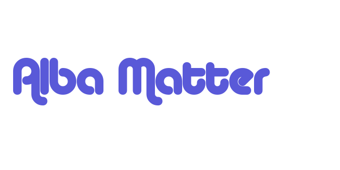 Alba Matter Font