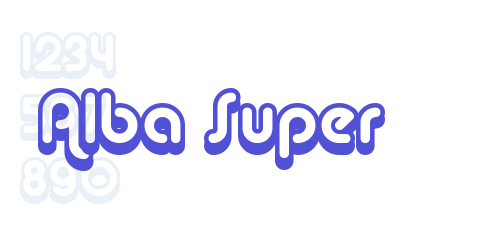 Alba Super-font-download