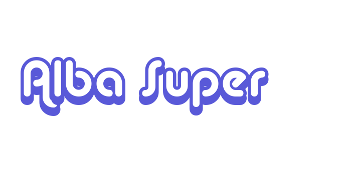 Alba Super Font