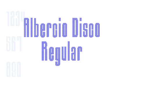 Albercio Disco Regular Font Download