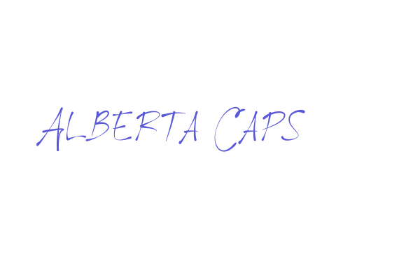 Alberta Caps Font