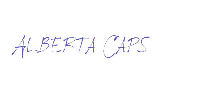 Alberta Caps Font