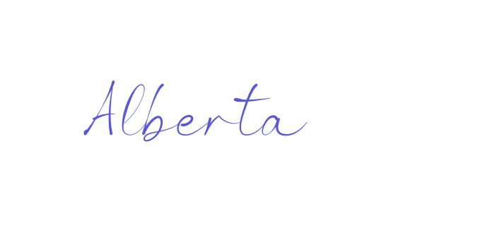 Alberta Font