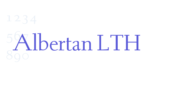 Albertan LTH font free