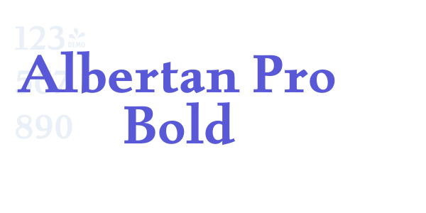 Albertan Pro Bold font free