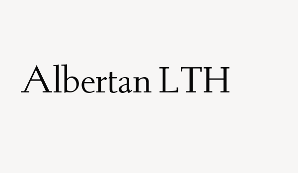 Albertan LTH Font