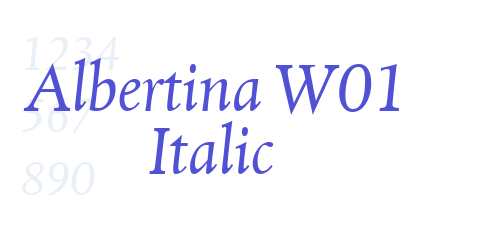 Albertina W01 Italic-font-download