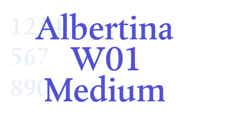 Albertina W01 Medium-font-download