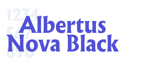 Albertus Nova Black-font-download