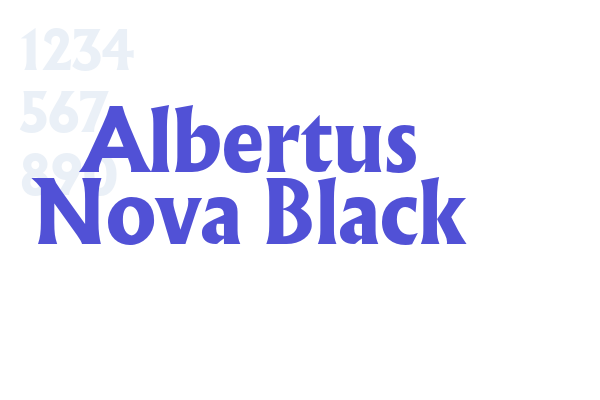 Albertus Nova Black