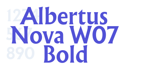 Albertus Nova W07 Bold-font-download