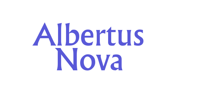 Albertus Nova Font Download