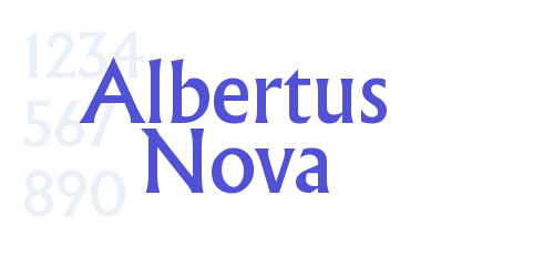 Albertus Nova-font-download