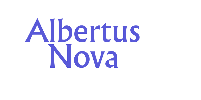 Albertus Nova Font