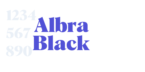 Albra Black-font-download