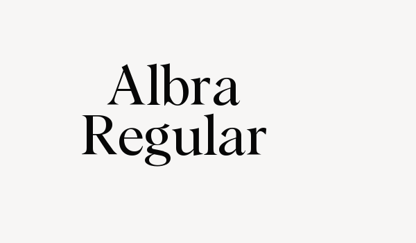 Albra Regular Font