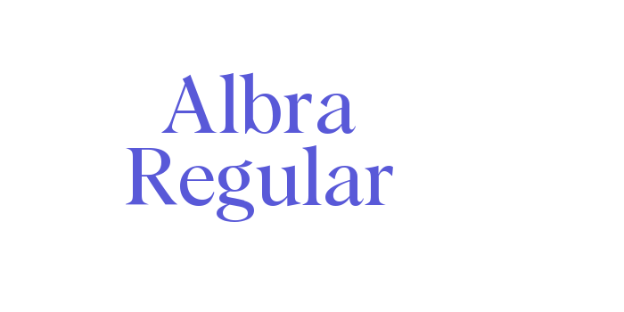 Albra Regular Font Download