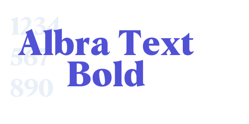 Albra Text Bold-font-download
