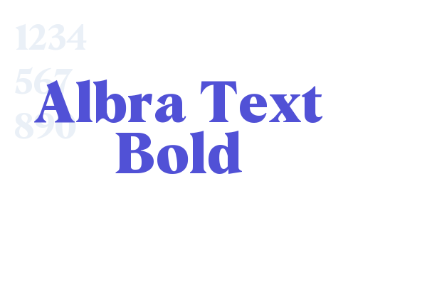 Albra Text Bold