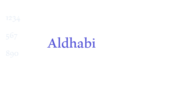 Aldhabi font free