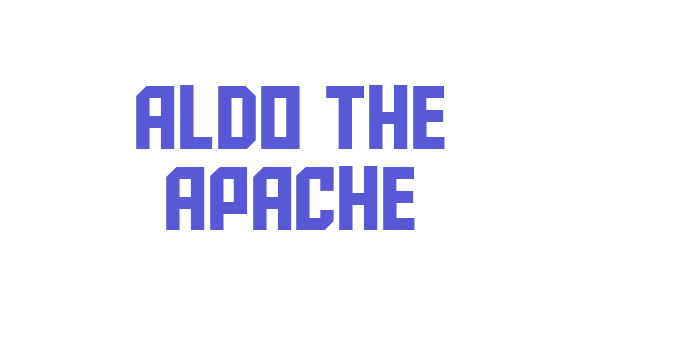 Aldo the Apache Font Download