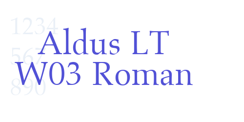 Aldus LT W03 Roman-font-download