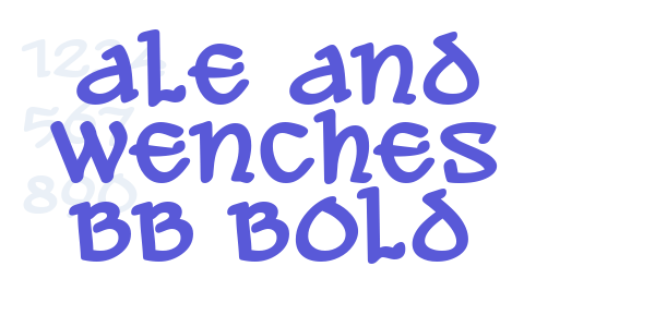 Ale and Wenches BB Bold font free