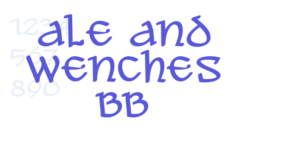 Ale and Wenches BB font free