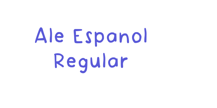 Ale Espanol Regular Font Download