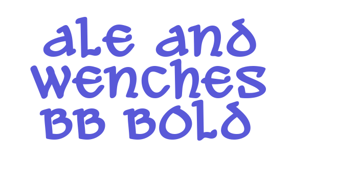 Ale and Wenches BB Bold Font Download