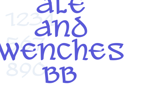 Ale and Wenches BB Font