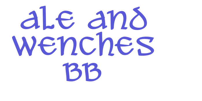 Ale and Wenches BB Font