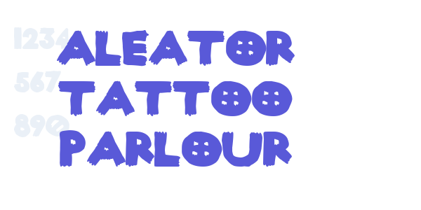 Aleator Tattoo Parlour font free