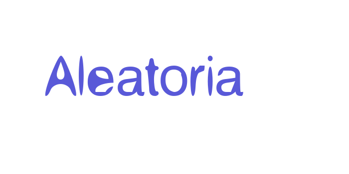 Aleatoria Font