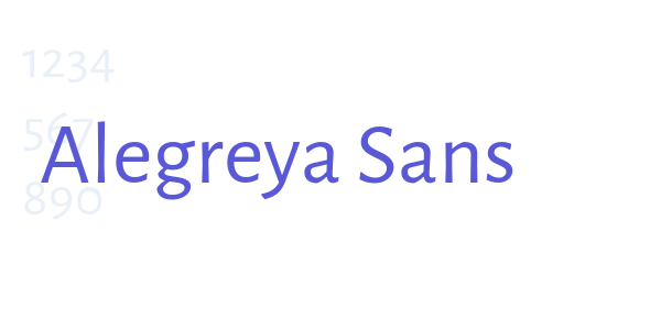 Alegreya Sans font free