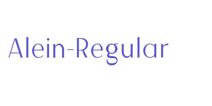 Alein-Regular Font Download