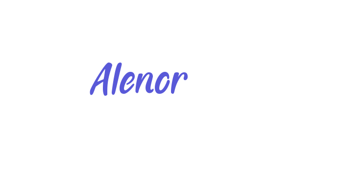 Alenor Font Download