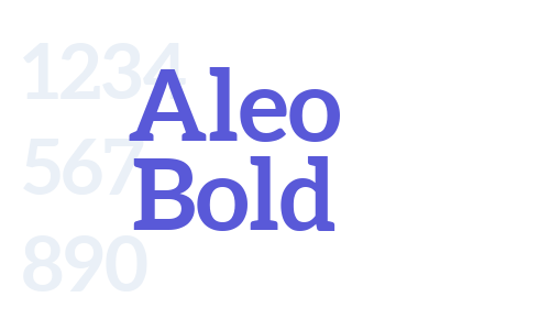 Aleo Bold Font Download